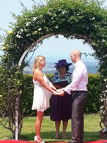 Jo & Dan had their Renewal of Vows with Marry Me Marilyn at Eagle Heights Mountain Resort